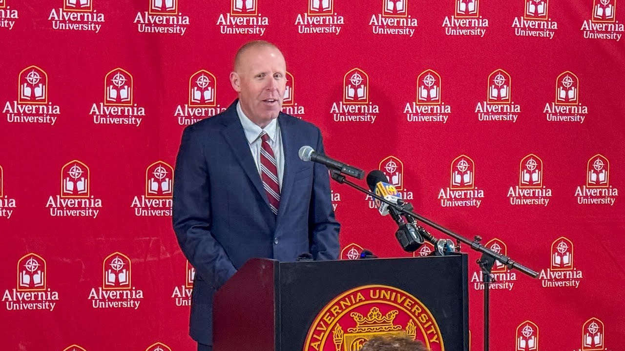Alvernia marks next phase of American House renovation with ceremonial wall-breaking in Reading