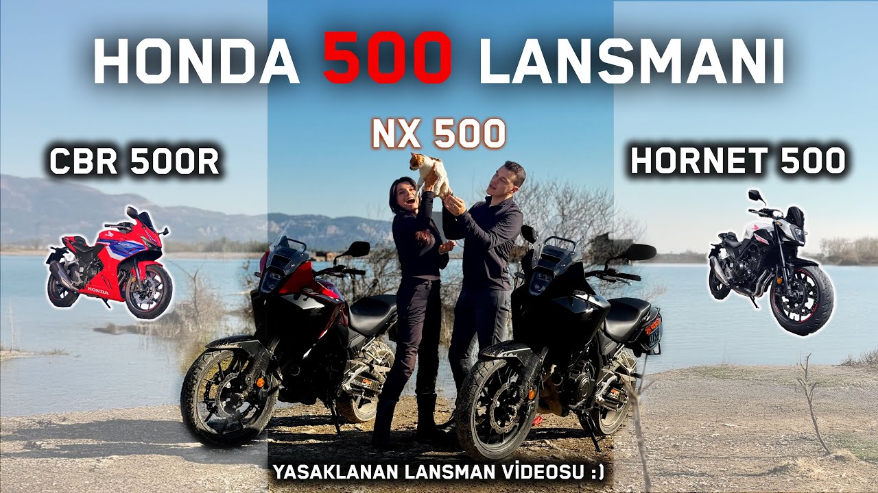 Honda 500 Ailesi Lansmanı: NX 500, CBR 500R ve HORNET 500 | İlk Sürüş ve İzlenimlerimiz !