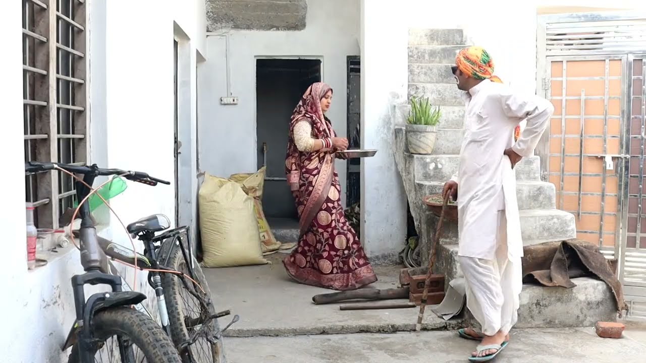 रोटी के बादले में ताऊ को खिलाया सुका चून||Dhanni tau ki comedy Kamal javiya ki comedy tau Dhanni||