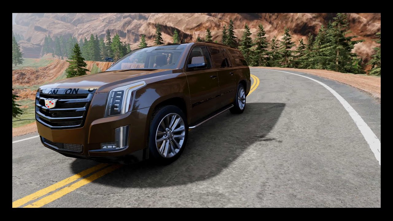 Beam.NG Drive-Realistic Car Driving & Crashes-BONUS| Escalade, Navigator & Suburban Road Trip Fails|