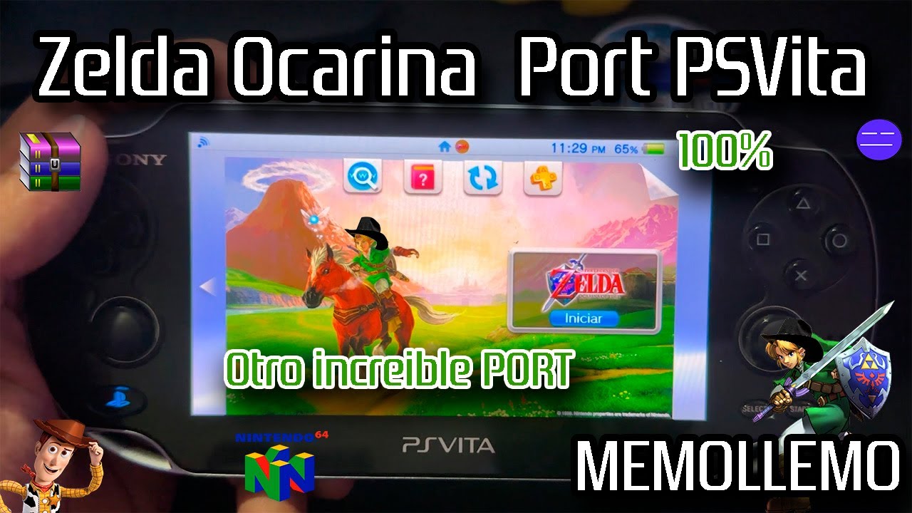 Ocarina Of Time Port Nativo para PSVita