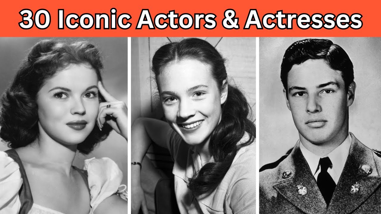 Iconic Actors & Actresses in Their Youth | How Many Can You Identify?