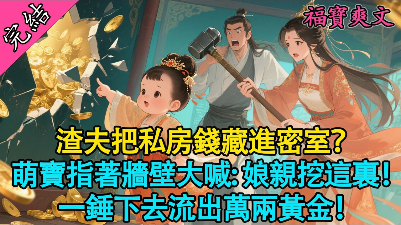 【一口氣聽完】🔥渣男裝破產逼妻女淨身出戶？5歲萌寶指著牆壁：娘親，裏面全是金條！連夜搬空渣男十年金庫，隔天簽下休書霸氣走人！#有聲書 #爽文 #小說 #萌娃 #大女主 #原創