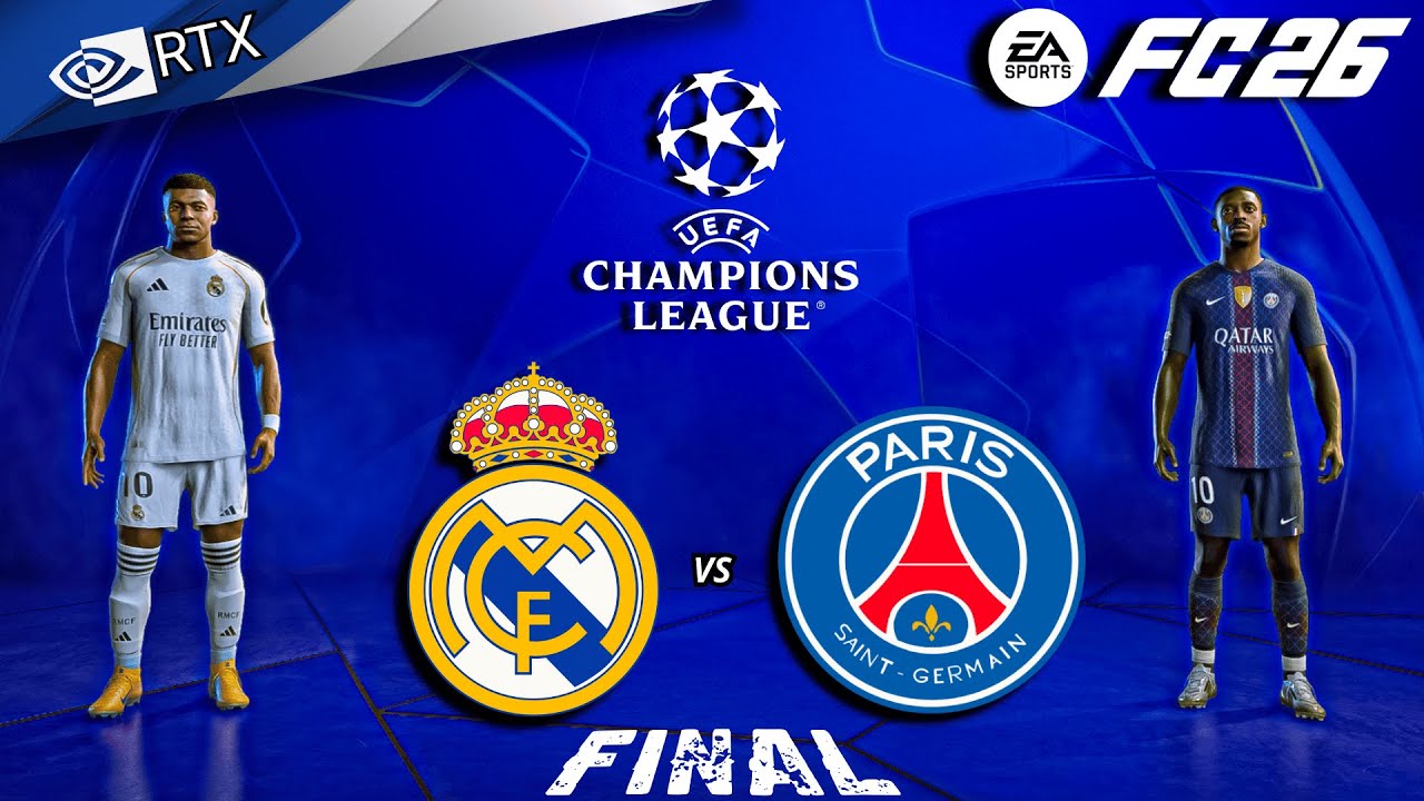 FC 26 - Real Madrid vs PSG | UEFA Champions League Final Full Match | PC™ [4K60]