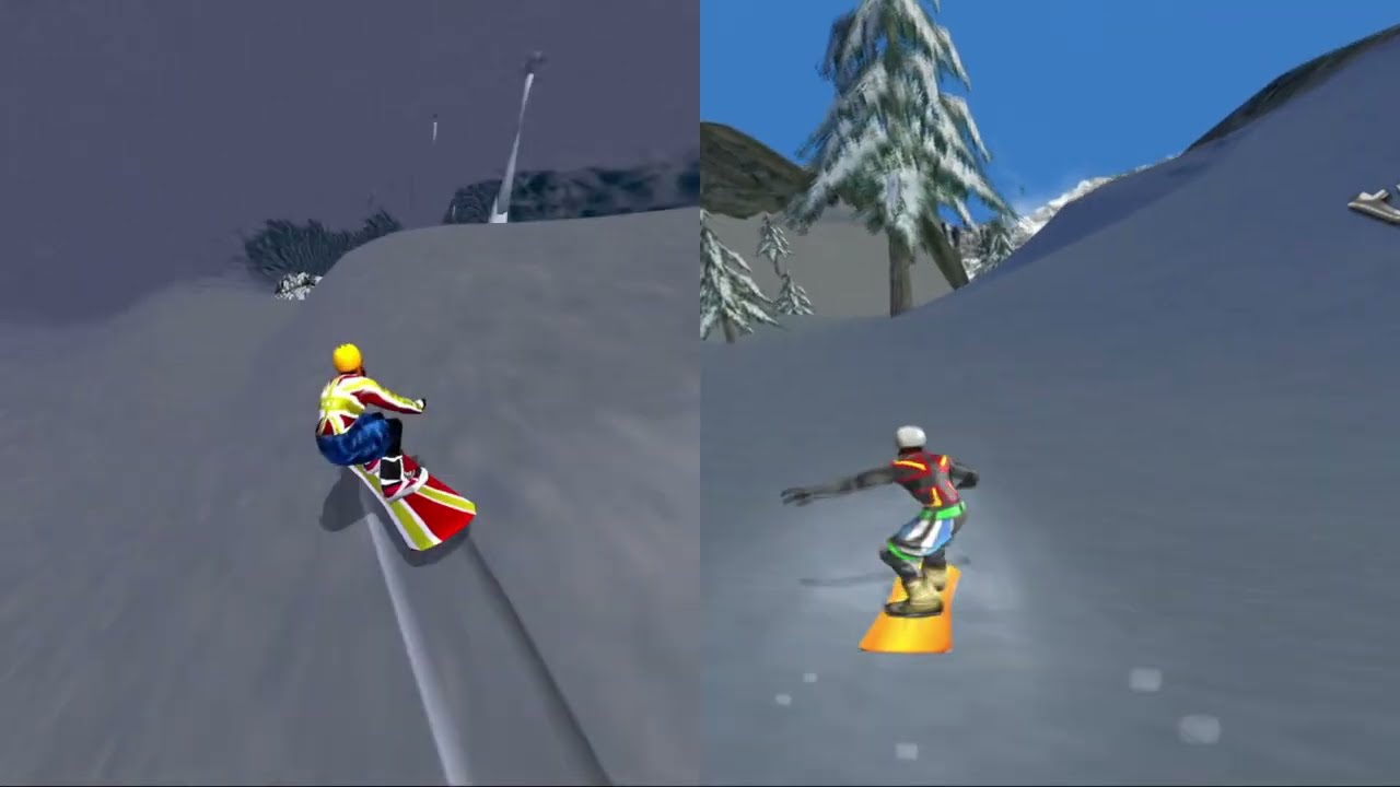 SSX (2000) VS SSX Tricky - Untracked Comparison