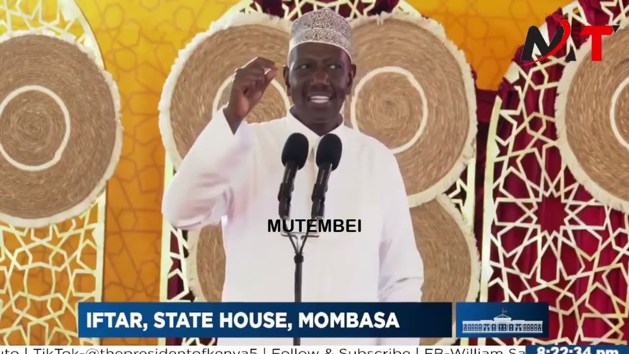Ruto Destroys Opposition at Iftar in Mombasa Statehouse!