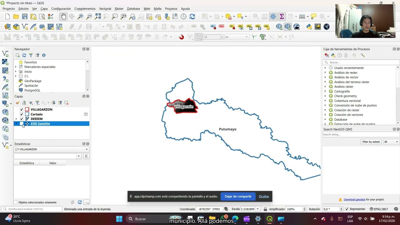 Como crear mascaras de recorte y DEM en Qgis
