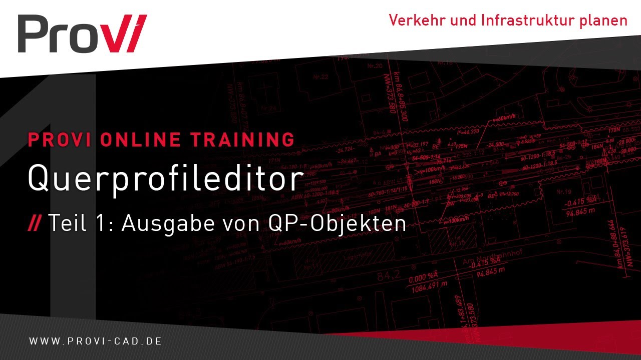 Querprofileditor Teil 1 – Ausgabe von QP-Objekten