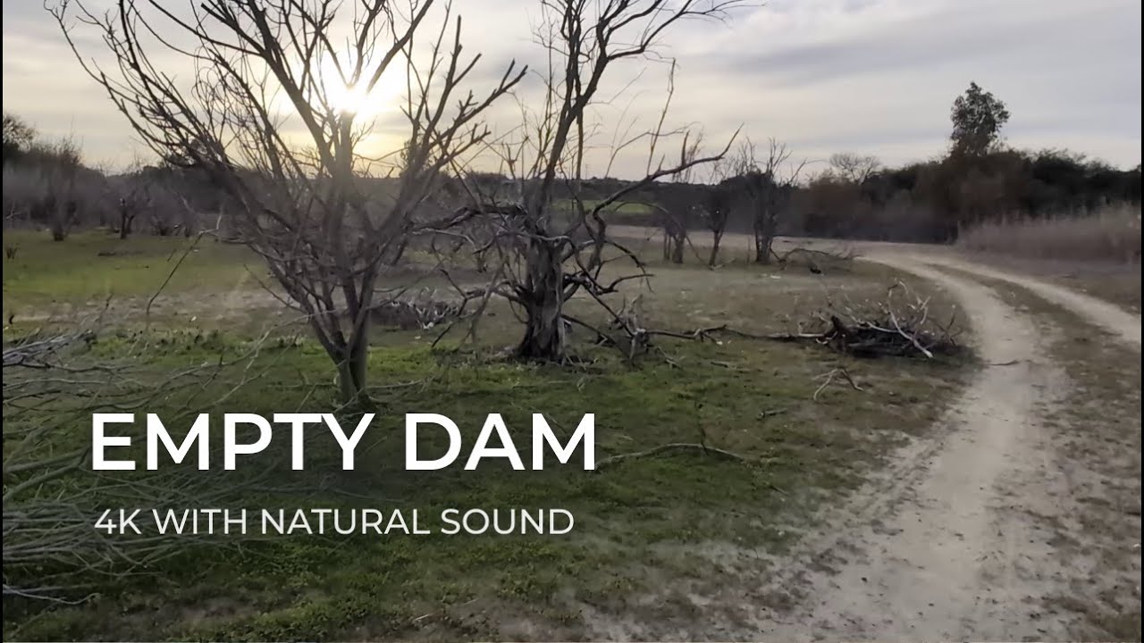 Rare Walk Inside an Almost Dry Water Dam Near Achna Village, Cyprus | Nature Comforts