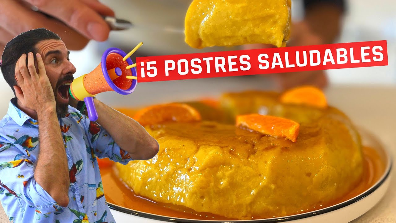 5 postres saludables, veganos, sin gluten y en menos de 7 minutos 💣 PLANTBASED – Pablo Martin Chef 😱