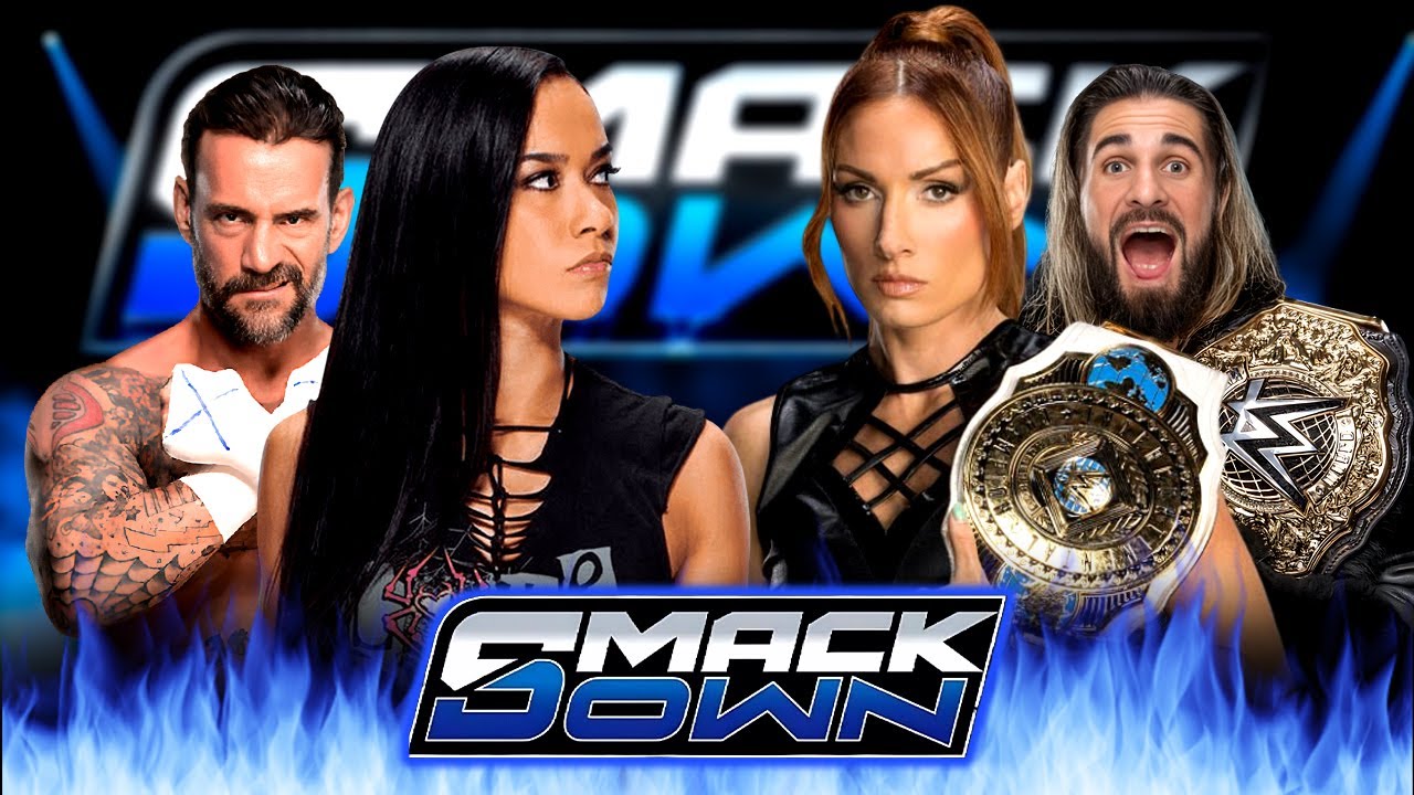 AJ Lee with CM Punk vs Becky Lynch with Seth Rollins | WWE 08/Sep/2025