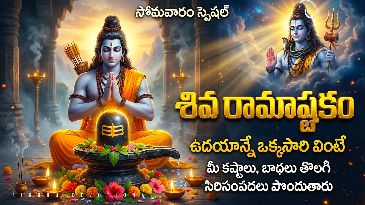 శివ రామాష్టకం | Shiva Rama Ashtakam | Lord Rama Songs | Lord Shiva Telugu Songs | Shiva Bhakti Songs