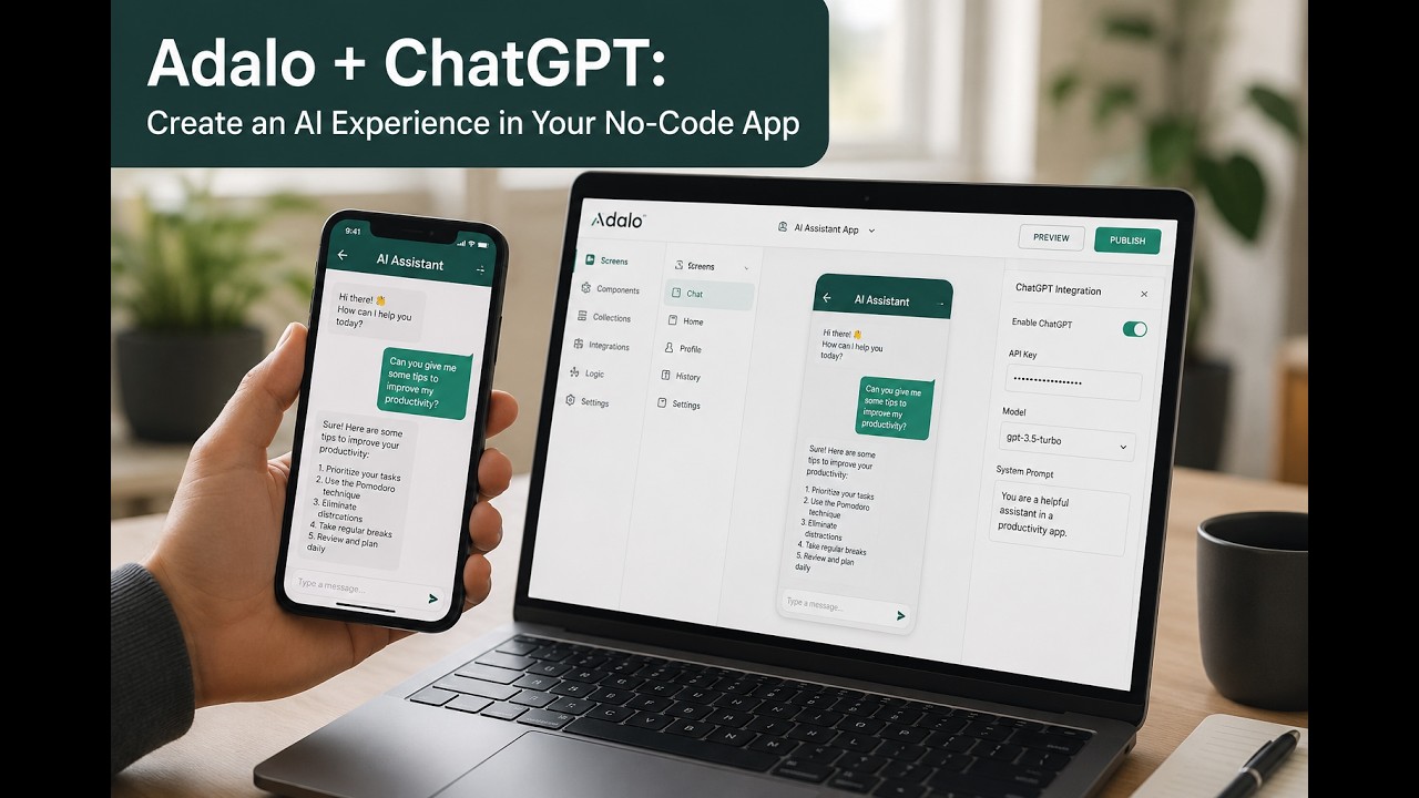 Adalo + ChatGPT Integration Service | Create Powerful AI Features for Your No-Code App