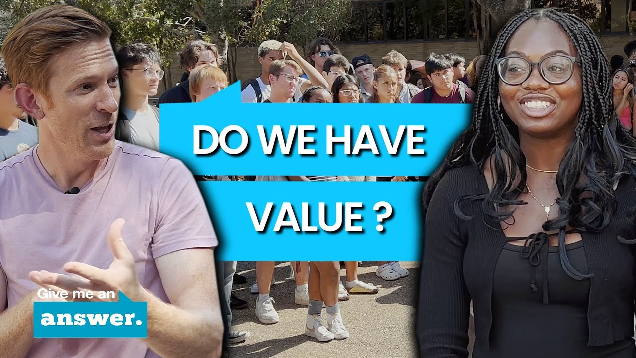 Stuart & Cliffe Knechtle | Do Women Have Value? Do Men Have Value?  | Give Me An Answer