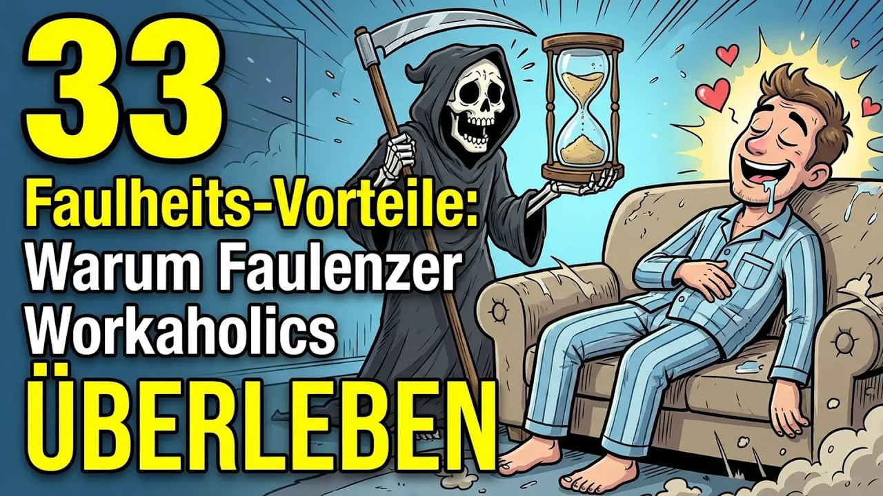 33 Vorteile der Faulheit: Warum Faulenzer LÄNGER leben als Workaholics?