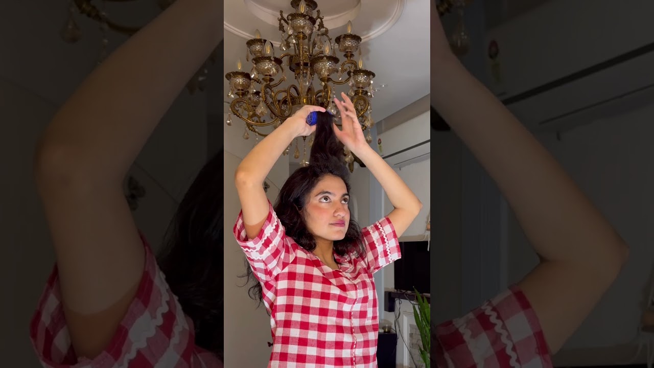 Heatless curls #meesho #reels #heatlesshairstyle #heatlesscurls ##curls #minivlog #haul