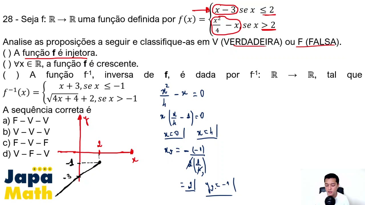 Prova AFA Resolvida(2017 - 2018) - Matemática - Questão 28