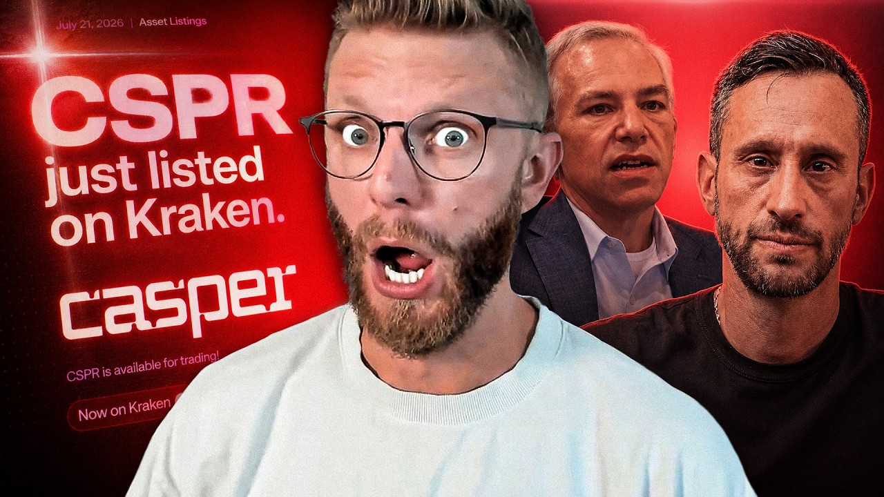 CSPR ON KRAKEN! Casper's US Listing, The Manifesto Roadmap, & Bitcoin, XRP & Telcoin Analysis!
