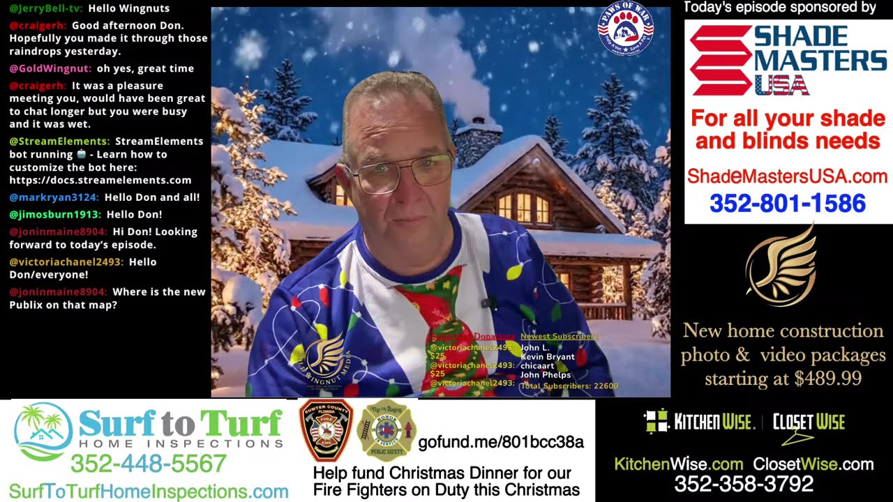 Gold Wingnut Live #93   12/07/2025 at 3:00 PM