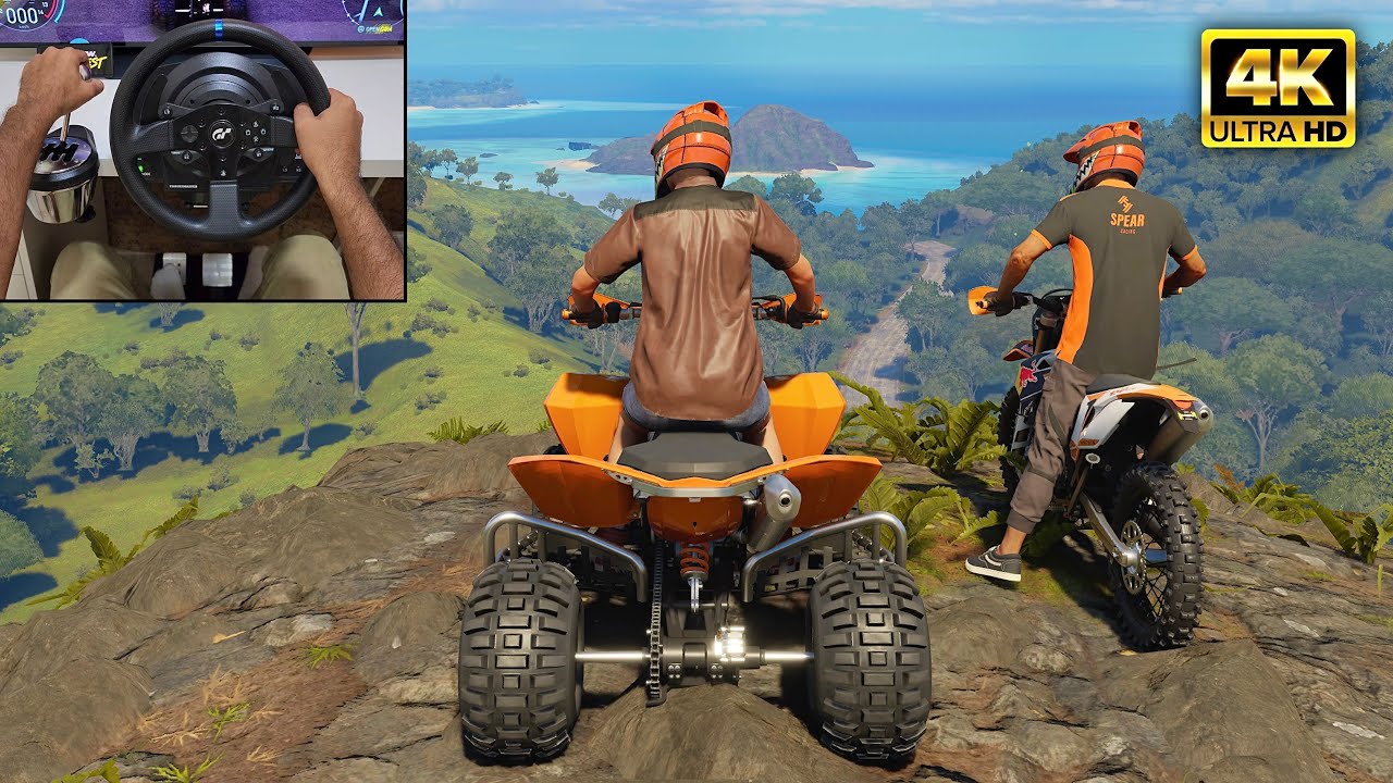 KTM 525XC ATV & KTM 450 EXC | OFFROAD Dirt Bike | The Crew Motorfest | Thrustmaster T300RS gameplay