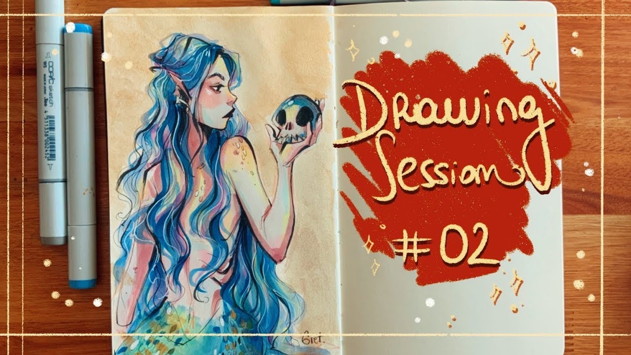 Drawing session #02 | Copic markers
