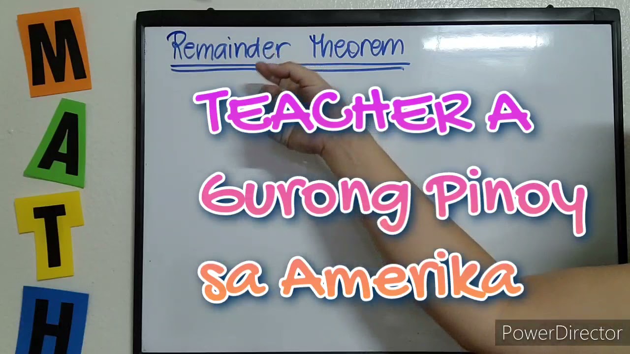 TAGALOG: Remainder Theorem, Learning Task 2 #TeacherA #MathinTagalog