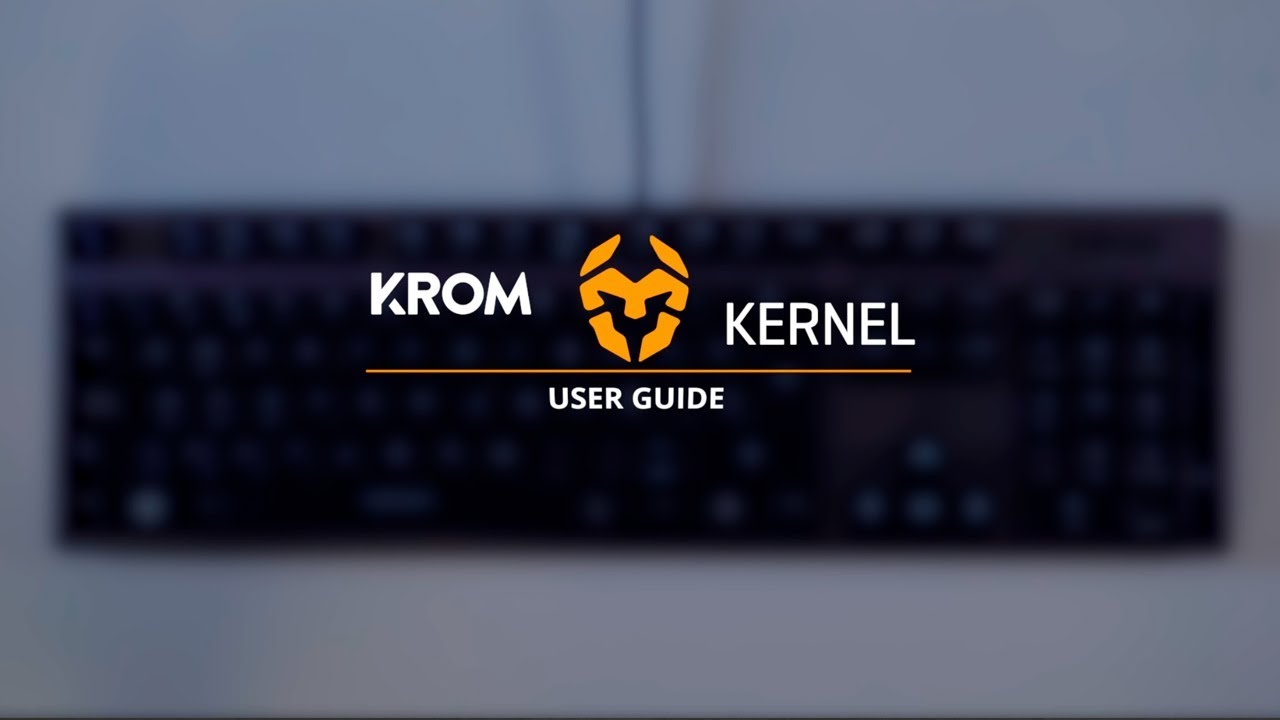 Krom Kernel y Kernel TKL  lighting settings