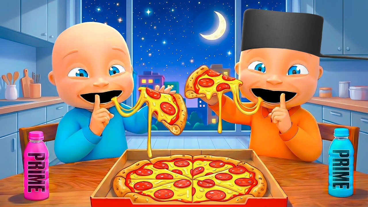 Baby & Brother Order MIDNIGHT SNACKS!