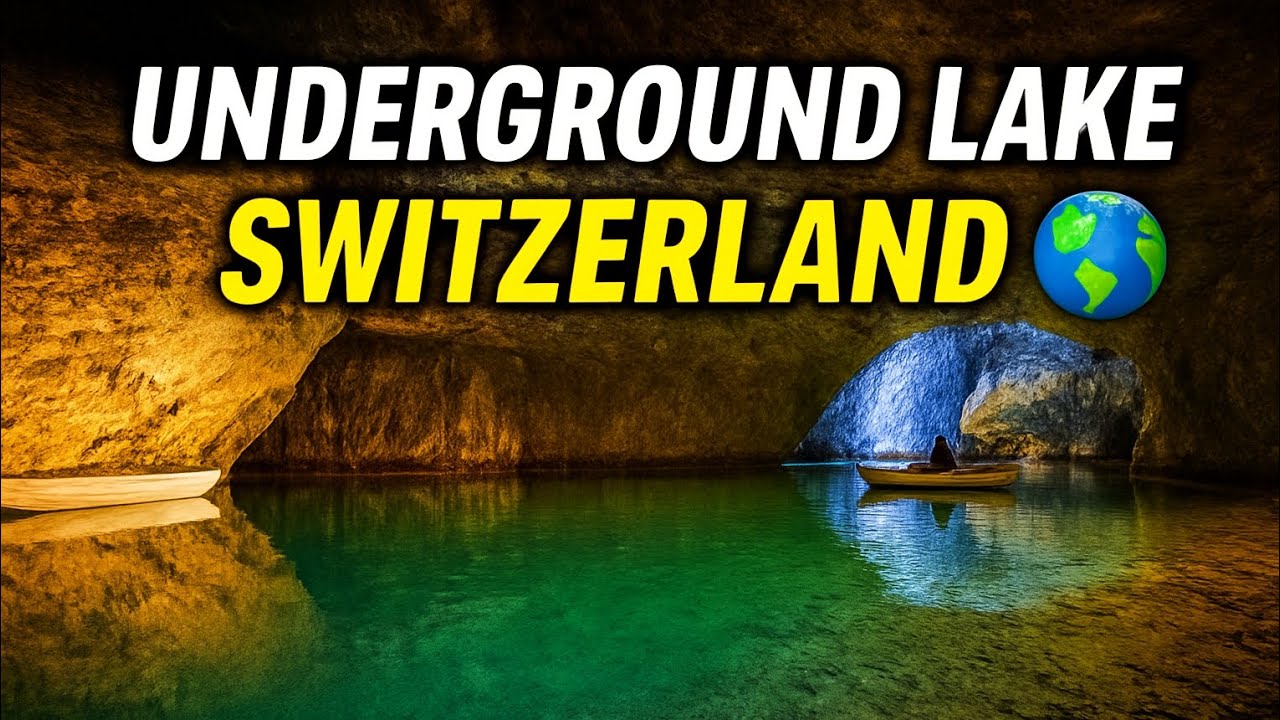Exploring the Hidden Underground Lake of Saint-Léonard, Switzerland 🌊✨