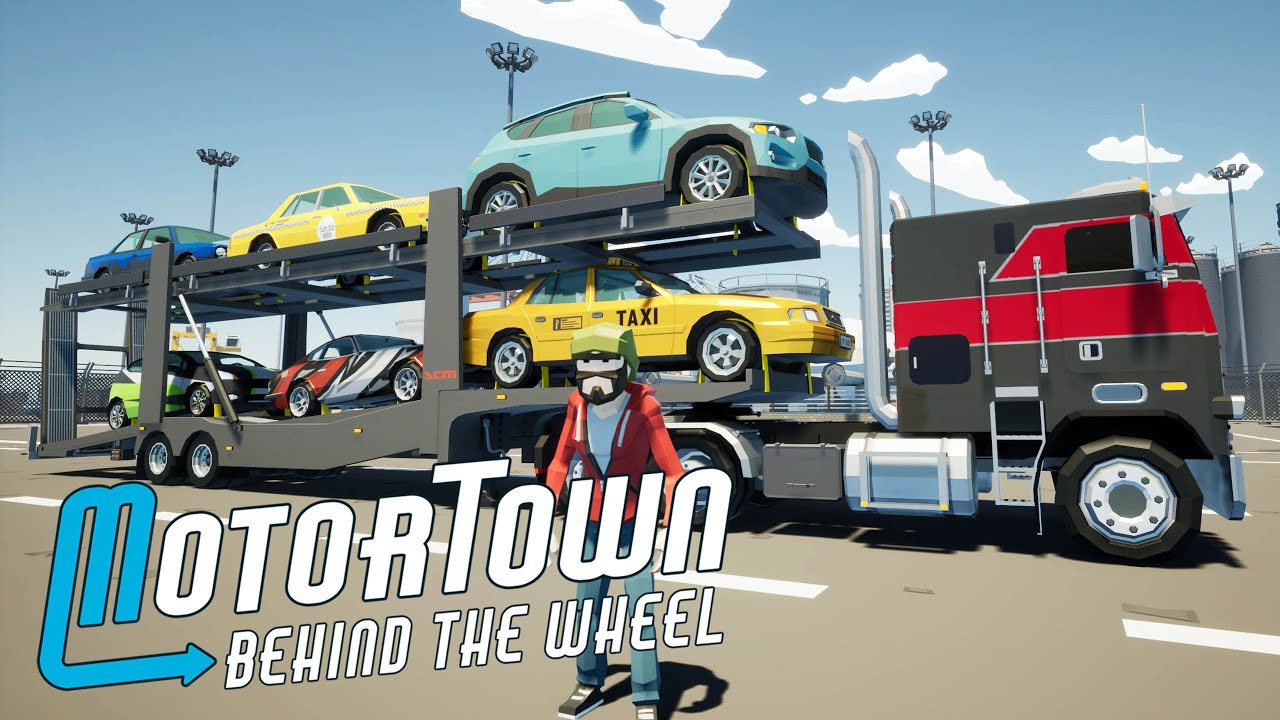 Trabajo En Equipo Cargamos Un Camión Lleno De Coches | #6 Motor Town: Behind The Wheel