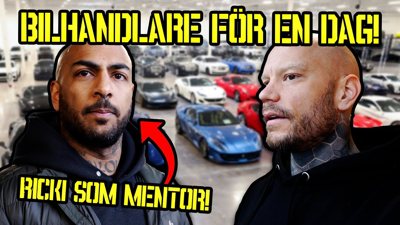 RICKI LÄR MIG ATT VARA BILHANDLARE!