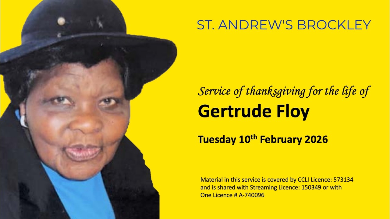 Service of thanksgiving for Gertrude Floy