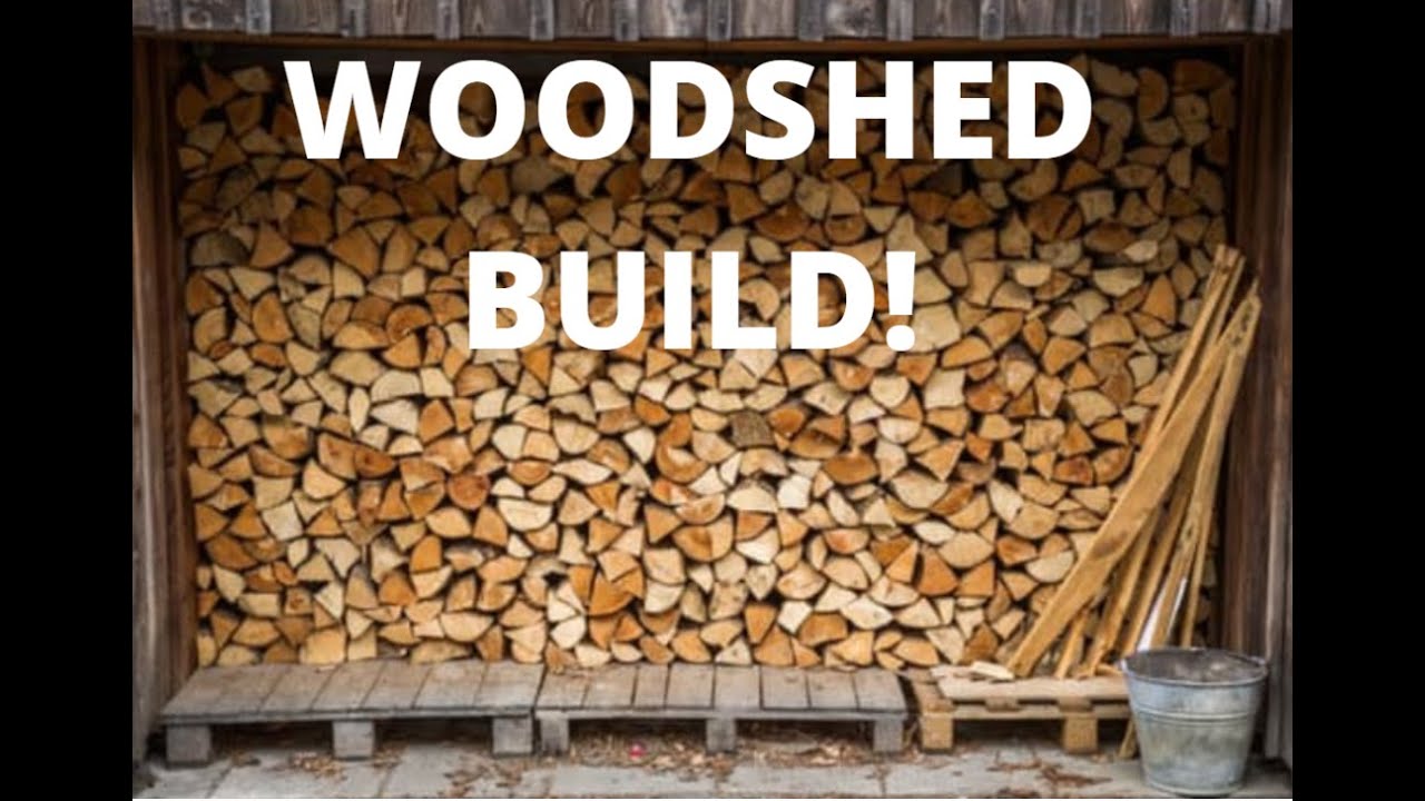 Building a 6 Cord Woodshed For FREE… Part 1!  EP 6