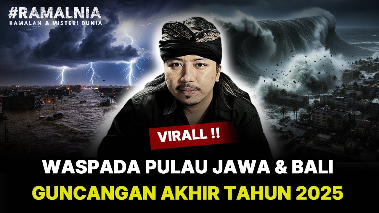 MENGERIKAN‼️PARANORMAL Sebut Pulau Jawa & Bali Akan ALAMI GUNCANGAN BESAR‼️#RAMALNIA
