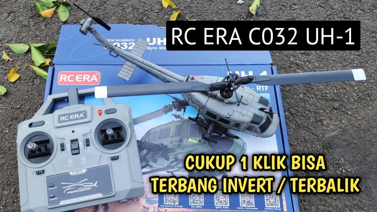 BISA TERBANG INVERT / TERBALIK - Review RC ERA C032 UH 1