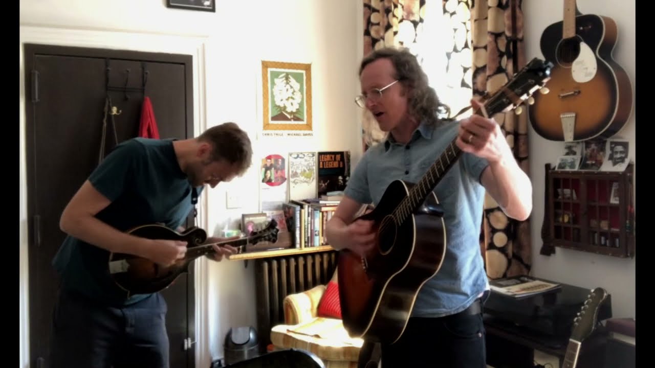 Chris Thile & Michael Daves - Sleep With One Eye Open rehearsal