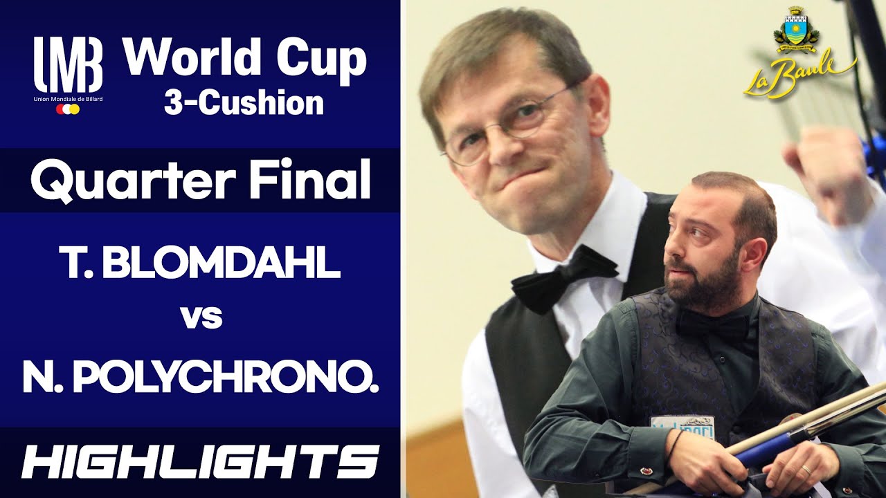 [La Baule World Cup 2016] Quarter Final - Torbjorn BLOMDAHL (SWE) vs Nikos POLYCHRONO. (GRE). H/L