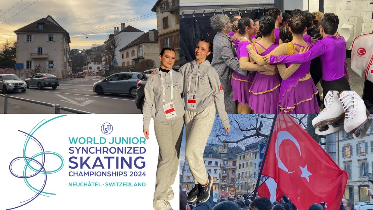 DÜNYA GENÇLER ŞAMPİYONASINDA YARIŞMAK🇹🇷⛸️ - İsviçre'de 3 Gün 🇨🇭
