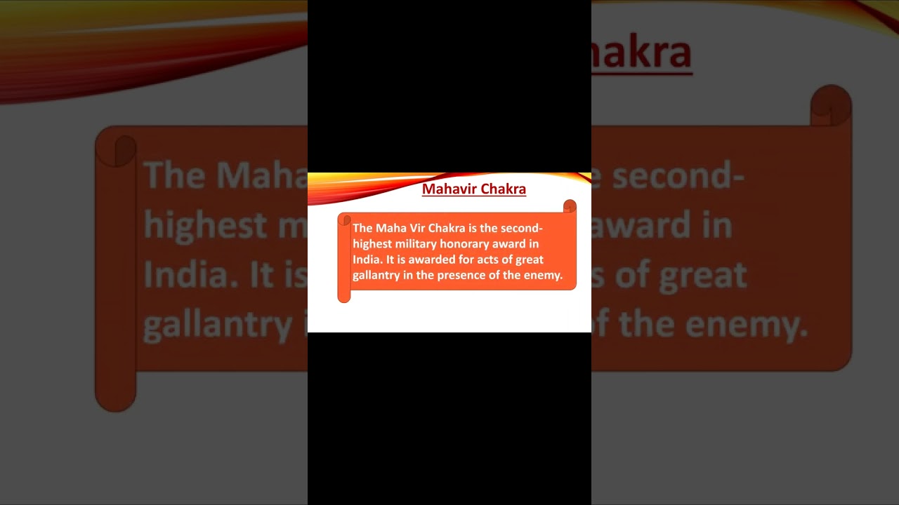 Gallantry (Military) Awards in India