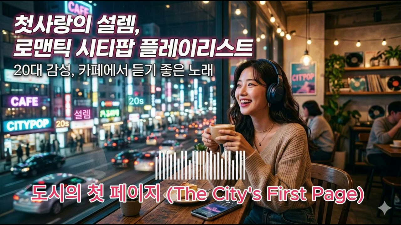 첫사랑의 설렘, 시티팝 플레이리스트 | 카페에서 듣기 좋은 노래 First Love's , Romantic City Pop Playlist