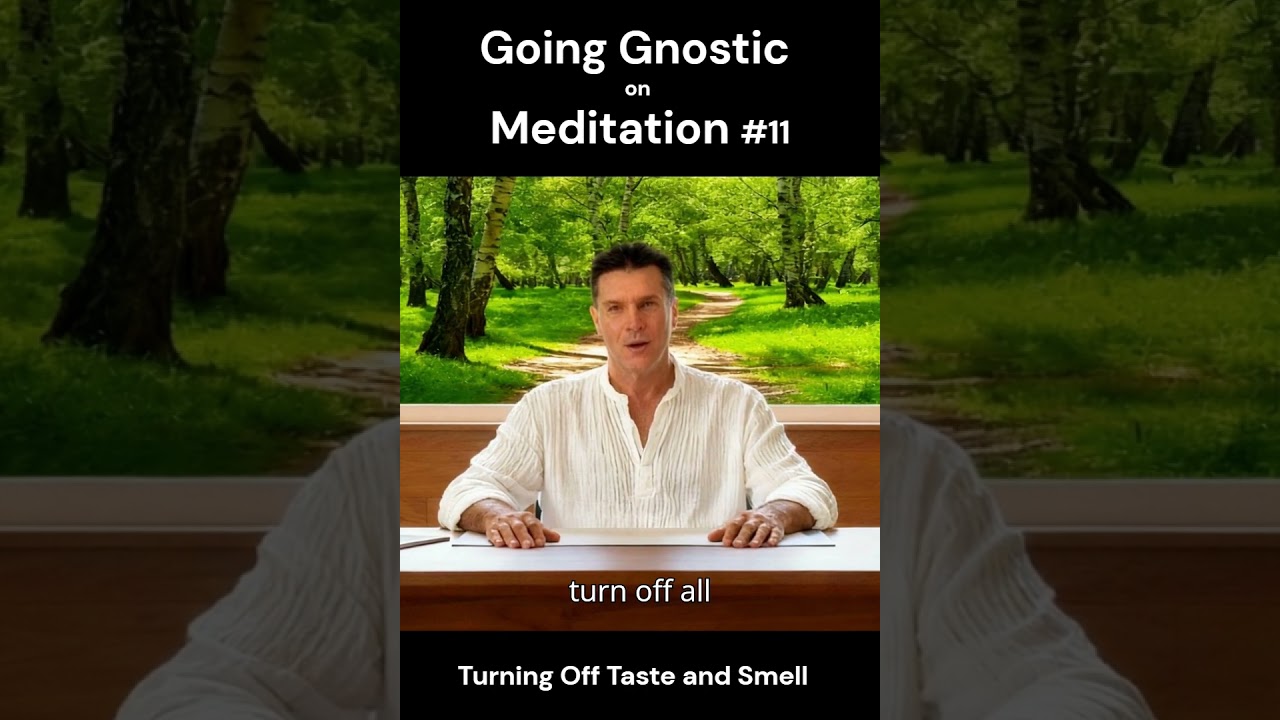 Going Gnostic on Meditation #11 - Turning Off Taste and Smell