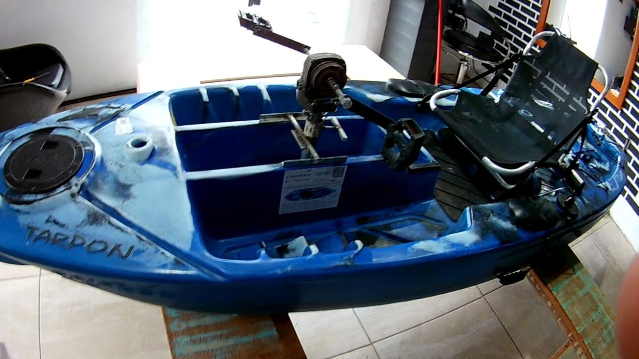 como fazer pedal caseiro para caiaque tarpon. parte 1.