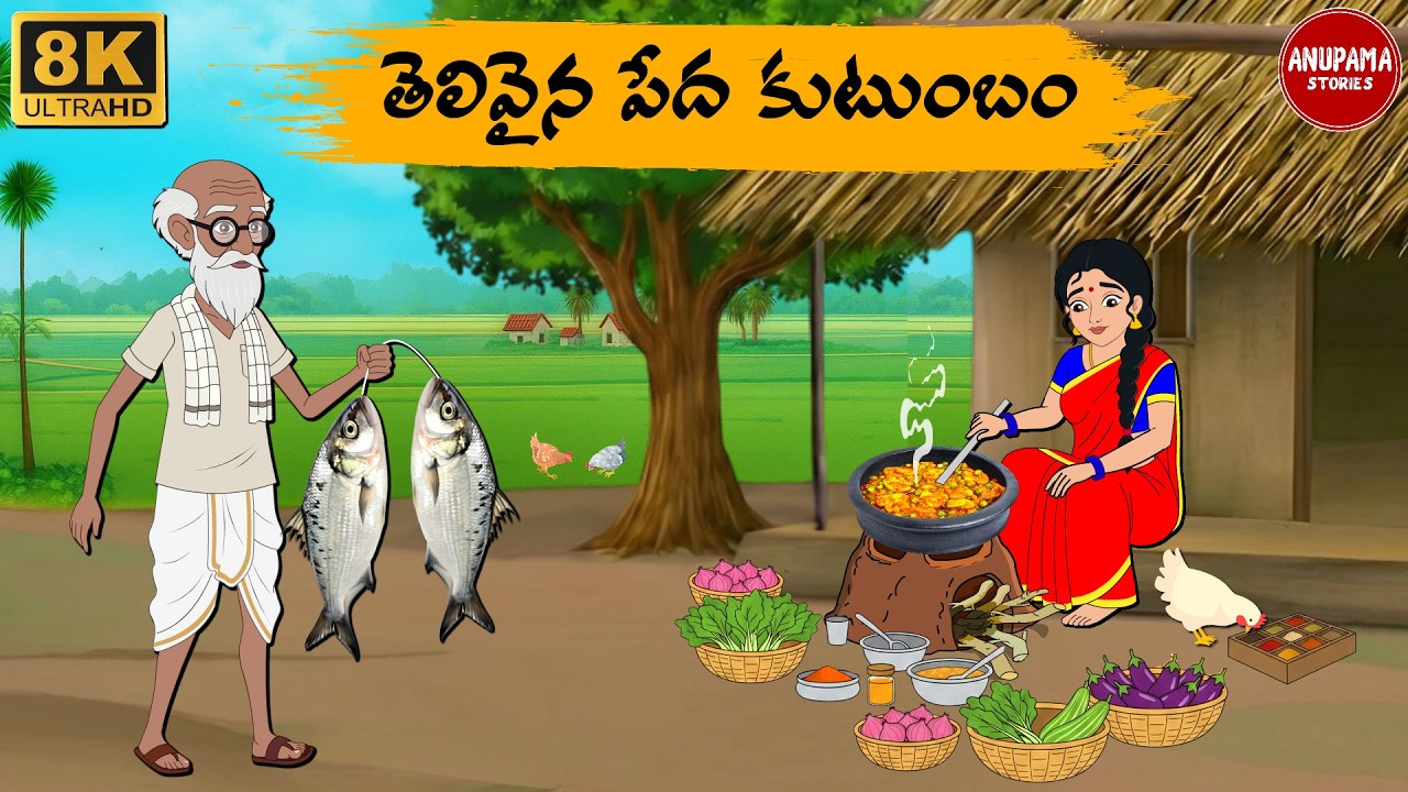 Stories In Telugu - తెలివైన పేద కుటుంబం - Telugu Moral Stories - Anupama Stories