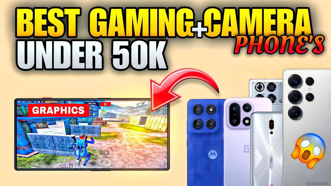 best camera and gaming phone under 50000 in pakistan 🔥 | top 5 best gaming phone under 50K | 120fps.