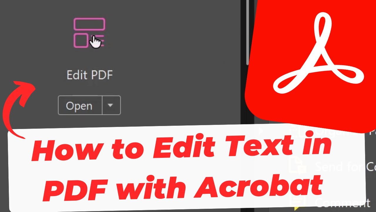 Как редактировать текст в PDF-файле с помощью Adobe Acrobat