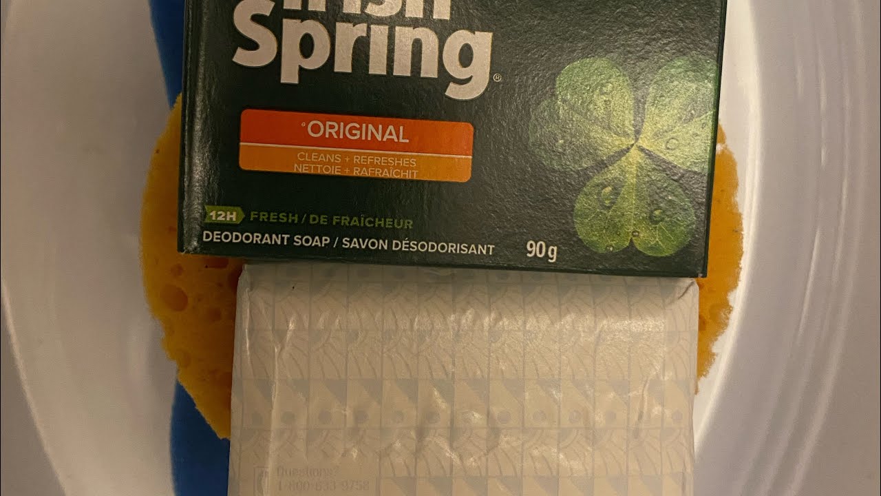 ASMR/ BAR SOAP-Irish Spring & Ivory! CREAMY FOAM 🧴🧼