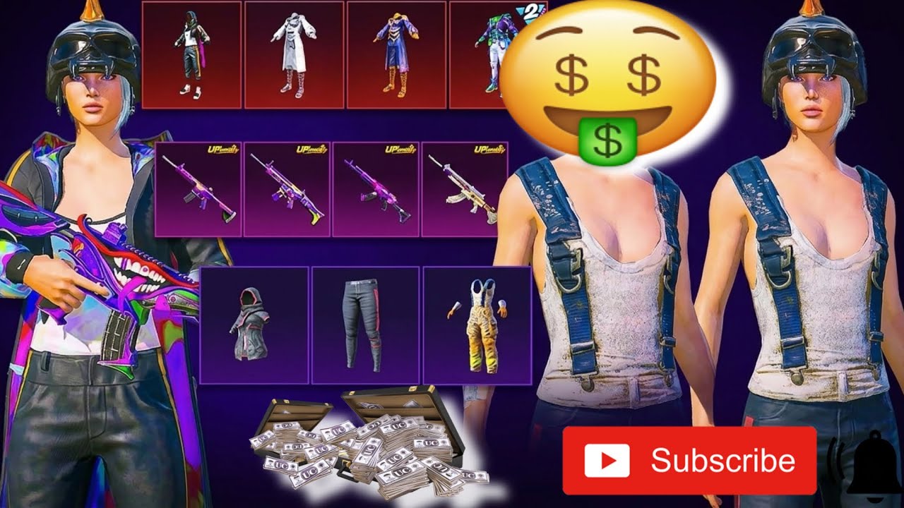 40.000UC & FOR ALL OUTFITS JOKER W/M4 joker GAMEPLAY PUBG MOBILE
