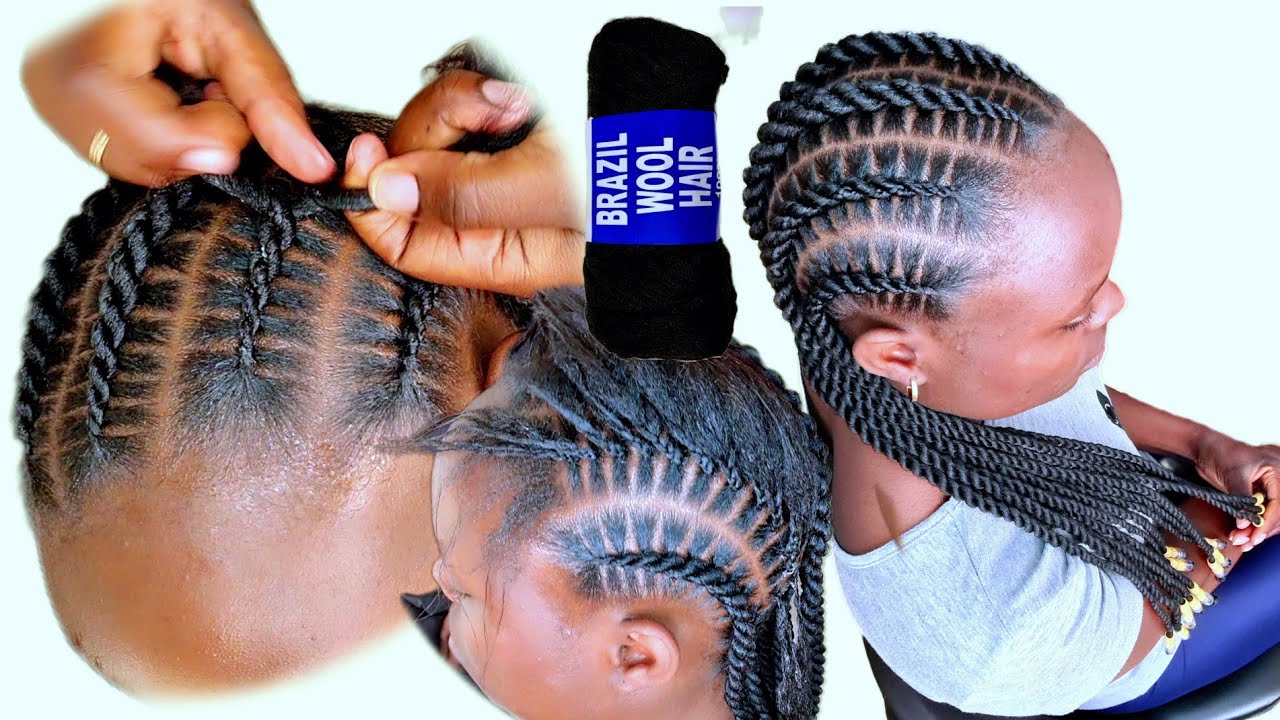 Stitched Flat Twist|Senegalese twist|Wool twist/For Learners/ Beginners @JOYCEARTS.1