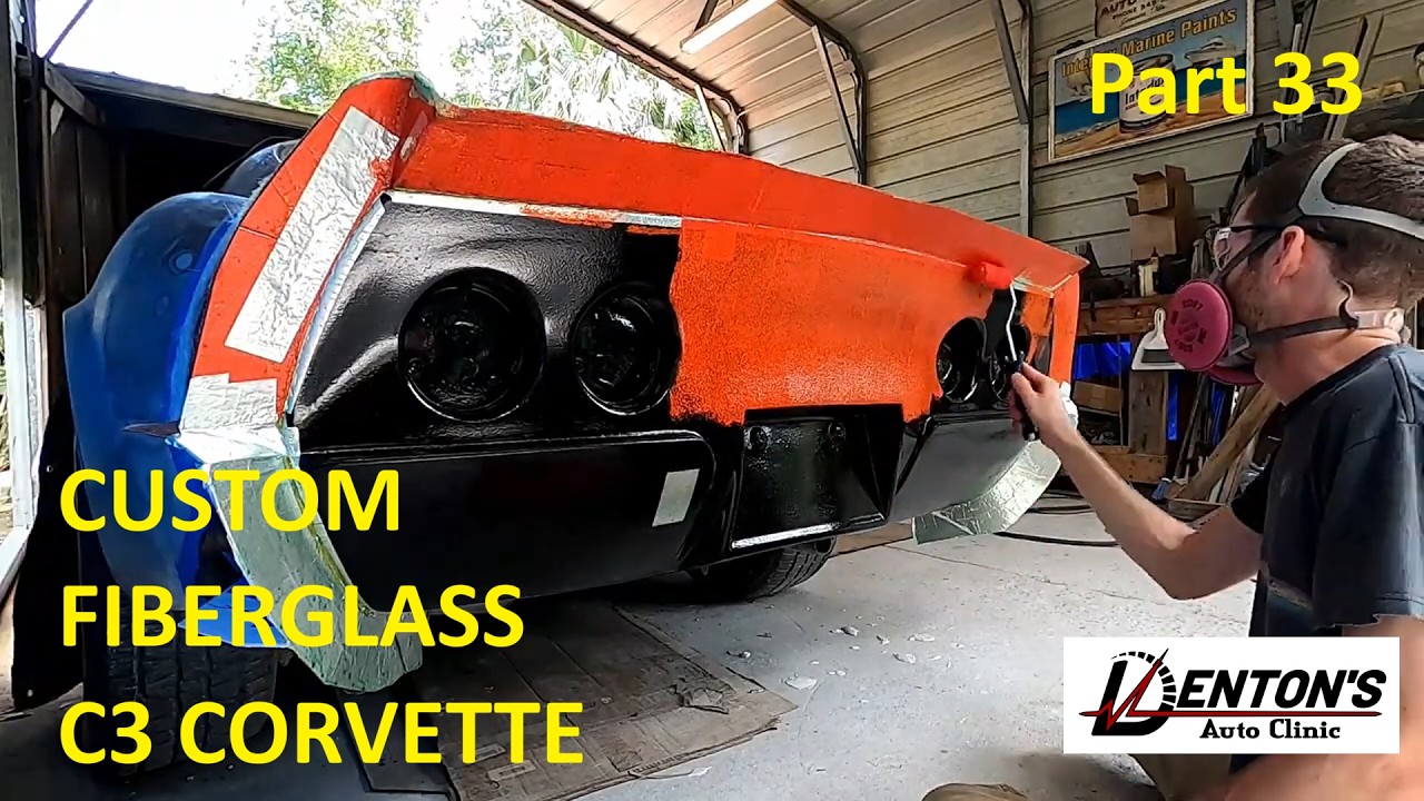 1976 Corvette Project Part 33 - Fiberglass Mold - Bumper/Taillight Panel