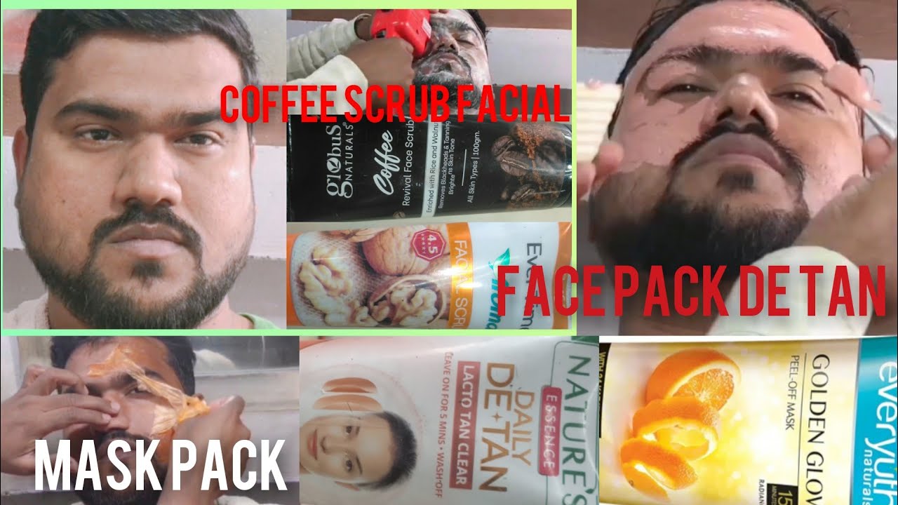 GLOBUS NATURALS COFFEE SCRUB FACIAL MASK PACK FACE PACK#youtube #viral #video #facial #scrub #detan
